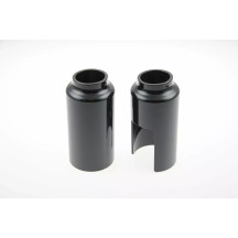 Fork Covers — Lower mounting, Black