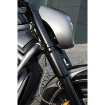 Fork Covers — Black, lower mount