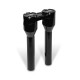 Riser recto Clubstyle — abrazadera 25.4 mm, 20.5 cm, negro