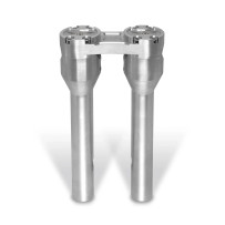 Clubstyle Straight Riser — 20.5 cm (8"), 32 mm (1-1/4"), Silver