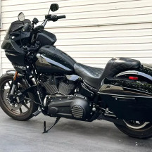 Transmission Cover — Black, Finned