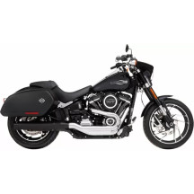 Silenciador Slip-On de 4" para Softail Sport Glide — diámetro exterior 4", Negro