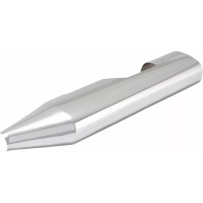 Escudo térmico — izquierdo, cromado