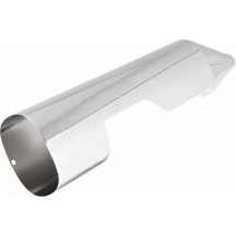 Escudo térmico — izquierdo, cromado