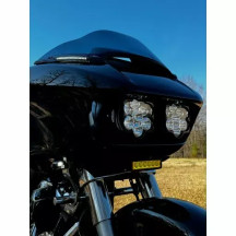 Shark Demon® 2 Performance Headlight Kit — Harley-Davidson®, Black gloss