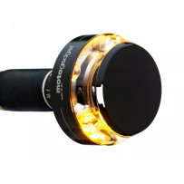 Mo-Blaze Disc Turn Signals — LED, Black