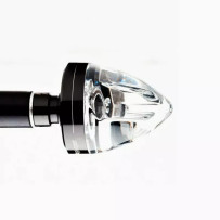 Mo-Blaze Cone Handlebar Turn Signal — 35 mm, Left, Polished