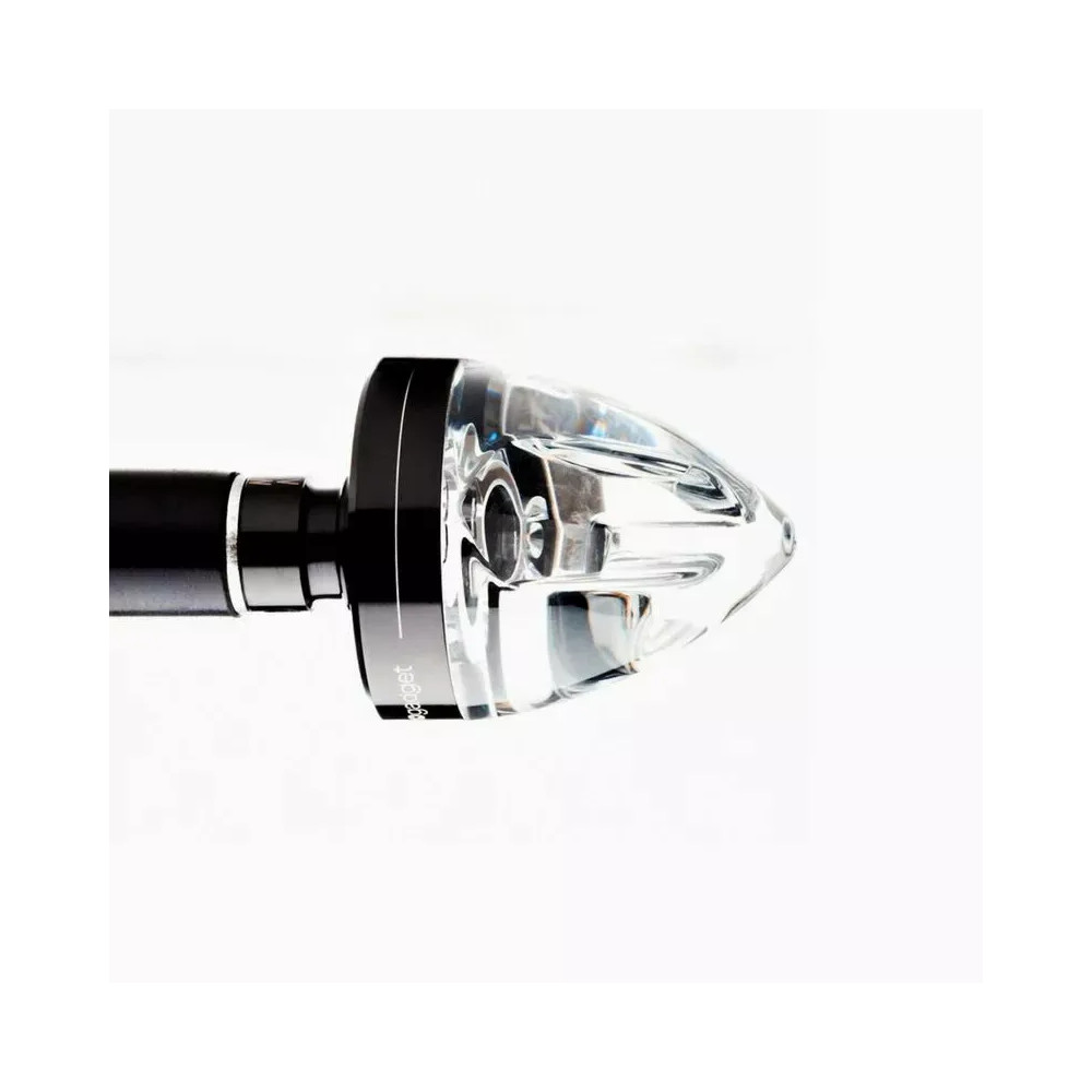 Mo-Blaze Cone Handlebar Turn Signal — 35 mm, Left, Polished