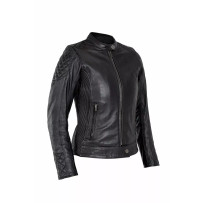 Women's Adina Leather Jacket — M, Chest 94 cm (37 in), Black