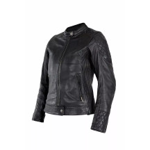 Women's Adina Leather Jacket — M, Chest 94 cm (37 in), Black