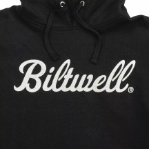 Script Pullover Hoodie — 2XL, Black