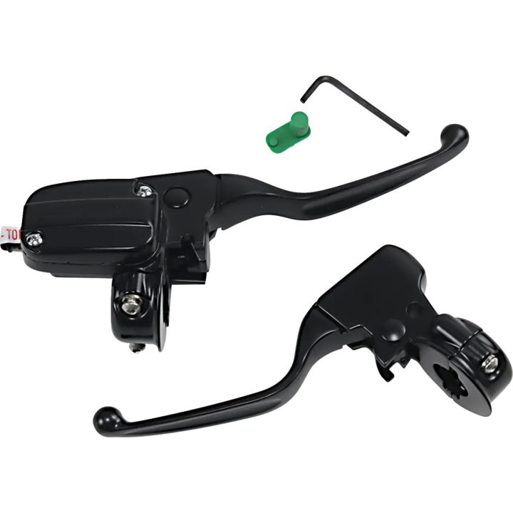 Kit de controles de manillar — abrazadera 25.4 mm (1"), negro mate