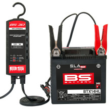 BS30 Charger UK-Plug — 12V 3A, up to 60Ah, UK plug