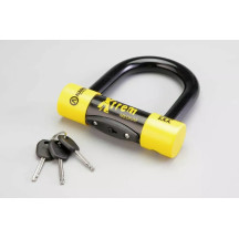U-Lock Xtrem Medium/Maxi — 85 mm horizontal clearance, 100 mm vertical clearance, Black/Yellow