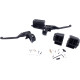 Kit de controles de manillar — abrazadera 25.4 mm, diámetro 15.9 mm (5/8"), negro mate