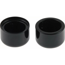 Axle Cover — Black, Pair