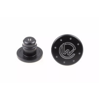 Axle Cover — Black, pair