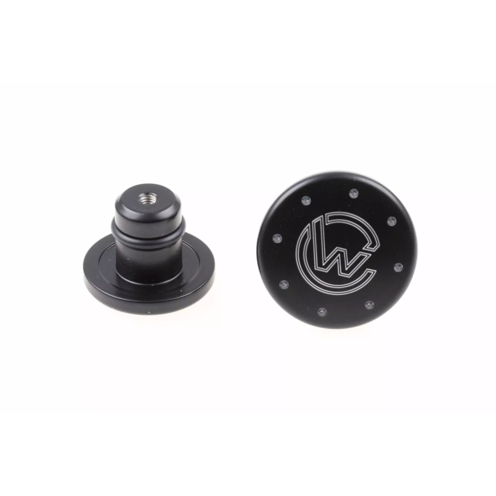 Axle Cover — Black, pair