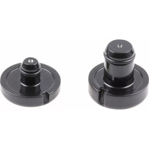 Axle Cover — Black, Pair
