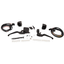 Handlebar Control Kit — 17.5 mm bore, 25.4 mm clamp, Black Matte