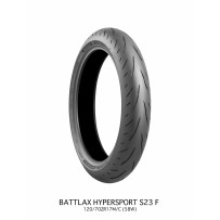 Battlax Hypersport S23 Tire — 120/70ZR17, 58W