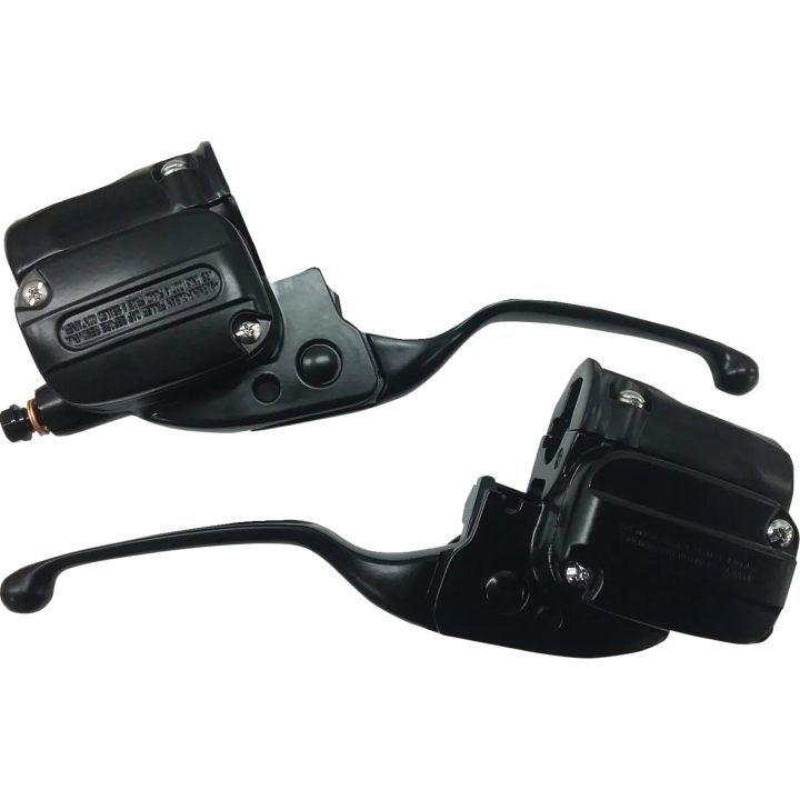 Kit de control de manillar — abrazadera 25.4 mm (1"), activación hidráulica, negro mate