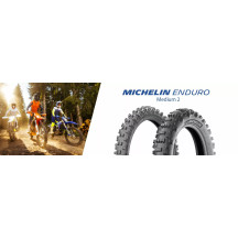 Neumático Enduro Medium 2 — 120/90-18, 65R, trasera