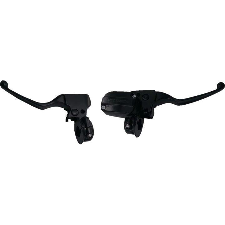 Kit de mandos para manillar — abrazadera 25.4 mm, negro mate