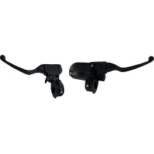 Kit de control de manillar — 25.4 mm (1") de abrazadera, negro mate