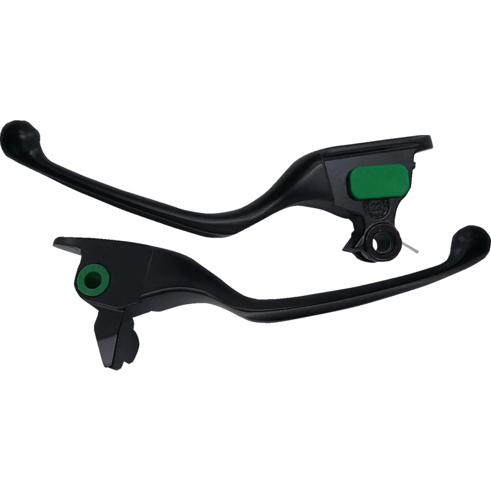 Wide Blade Lever Set — Hydraulic, black matte