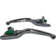 Juego de palancas ranuradas Wide Blade — freno y embrague, cromo