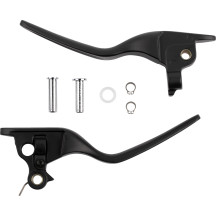 Custom Lever Set — Black Satin finish, Model LSR