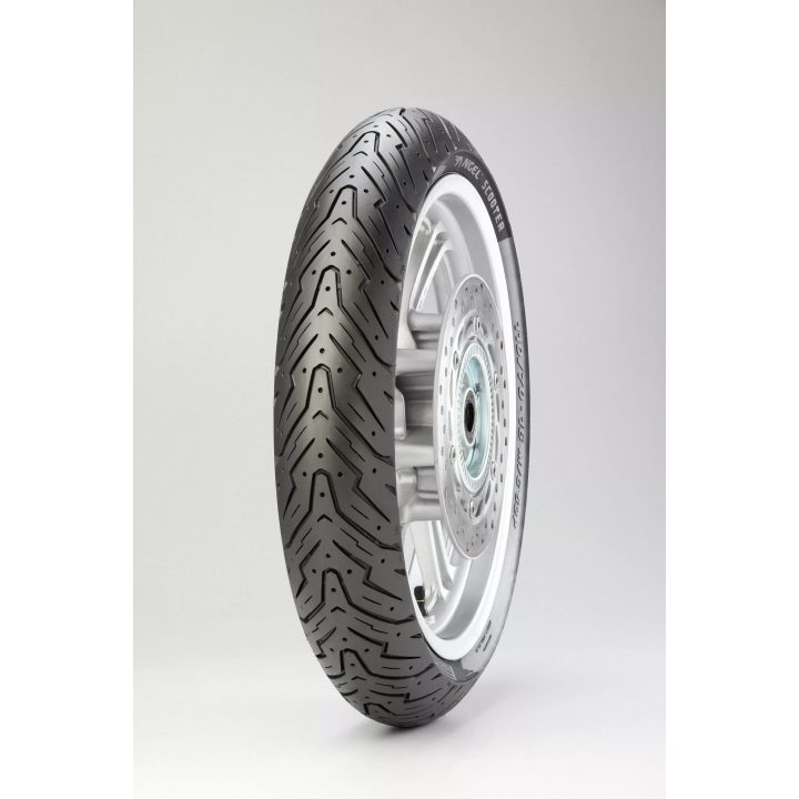 Neumático Angel Scooter — 130/70-12, Sin cámara, 56L, lateral negra