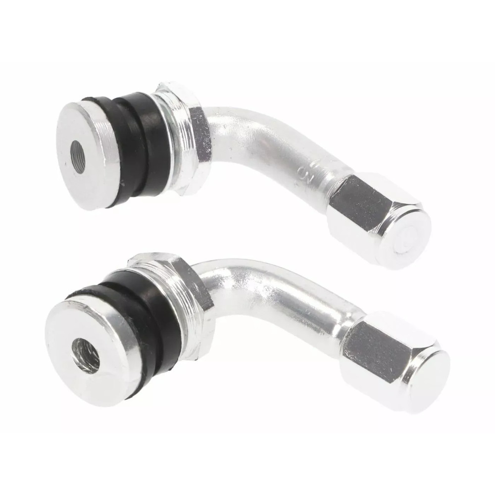 Tire Valve Set 90° — Silver