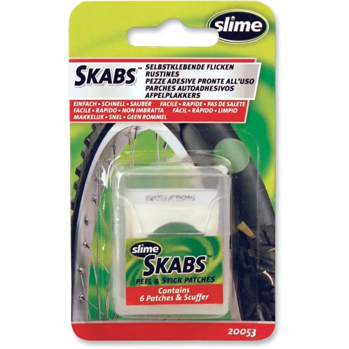 Skabs — parches de 25 mm, paquete de 6, para neumáticos sin cámara