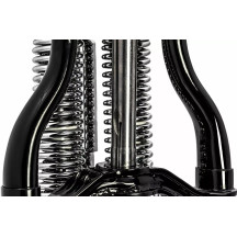 Fork Assembly — Fork, Black, Chrome