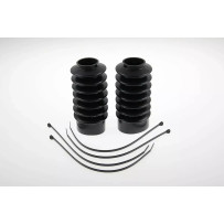 Fork Boots — 39 mm (1.54") , gloss black, powder-coated
