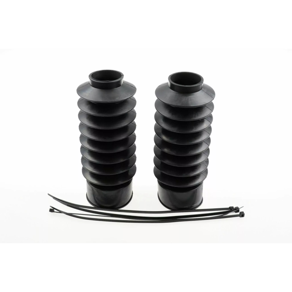 Fork Boots — 41 mm (1.61") gloss black, powder-coated