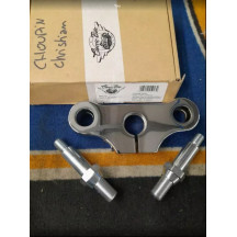 Upper triple clamp — 3° rake, upper mount, chrome