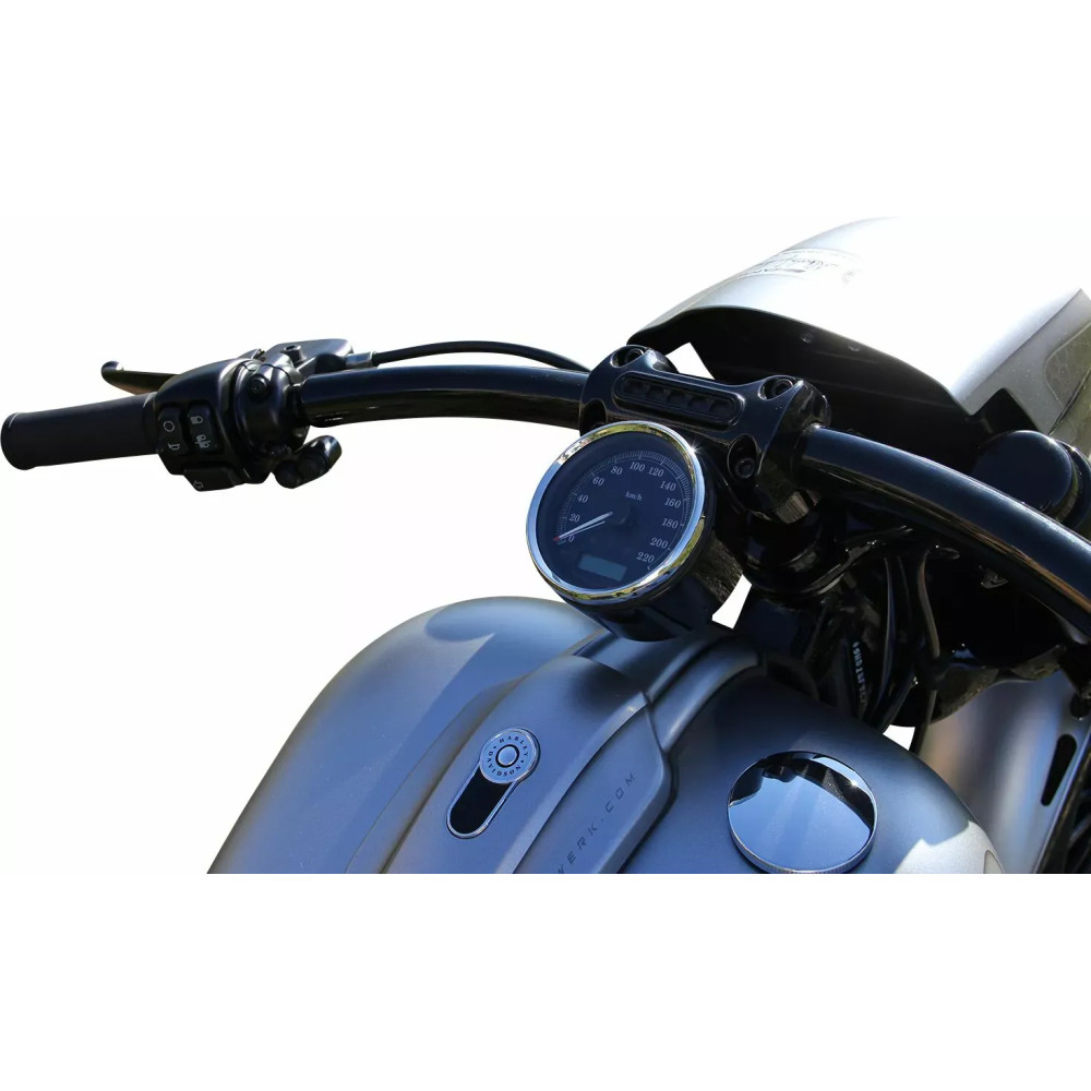 Fork Caps — upper mount, gloss black