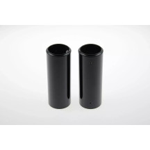 Fork Covers — Upper mounting, Black