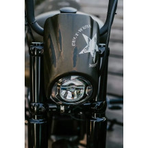 Fork Covers — Upper mounting, Black
