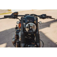 Fork Covers — 41.00 mm (1.61") fork tube, lower mount, black