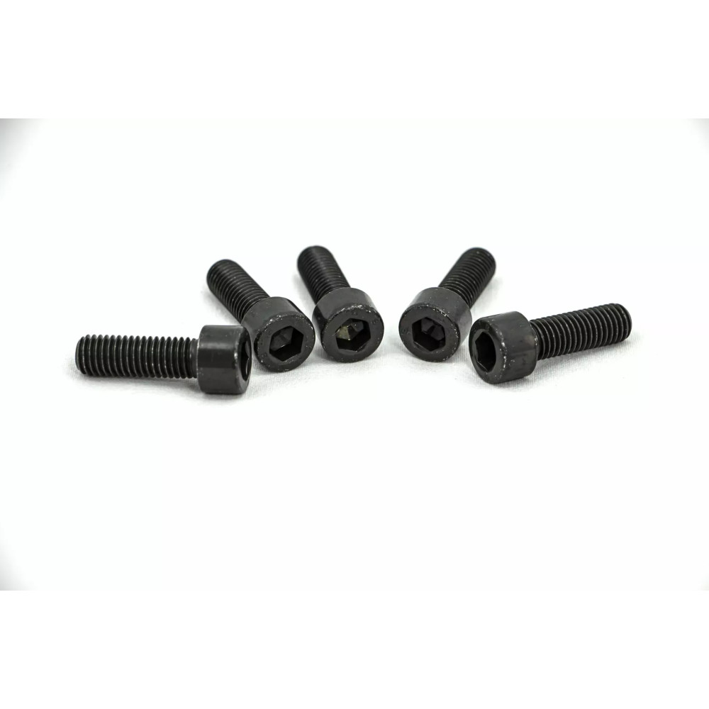 Fork Bridge Screws — Black, Front, Fork