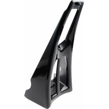 Spoiler Custom — Front, Black, Raw finish