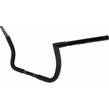 1-1/4" Touring Handlebar — 1-1/4" clamp, 35-1/4" width, 10" rise, Black