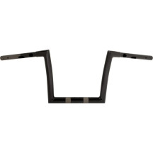 1-1/4" Touring Handlebar — 32 mm clamp, 11 in rise, 31-3/4 in width, Black