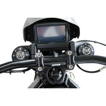 Riser For Harley V Rod Night Rod Special — Black anodized, aluminum