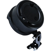 Kit de reubicación de indicadores redondos — negro, para Performance Machine Phatbar & Riser Kit