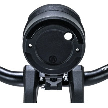 Adaptador para kit de reubicación de indicadores — negro brillante, para Phatbar & Riser Kits 0208-2186M/0208-2187M